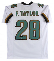 Fred Taylor Signed Jaguars White Jersey (Beckett) Jacksonville RB 1998–2008