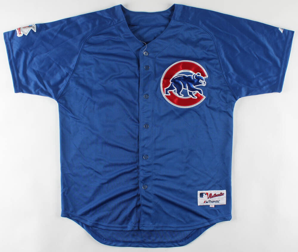 Ryne Sandberg Signed Chicago Cubs Custom Style Jersey (PSA