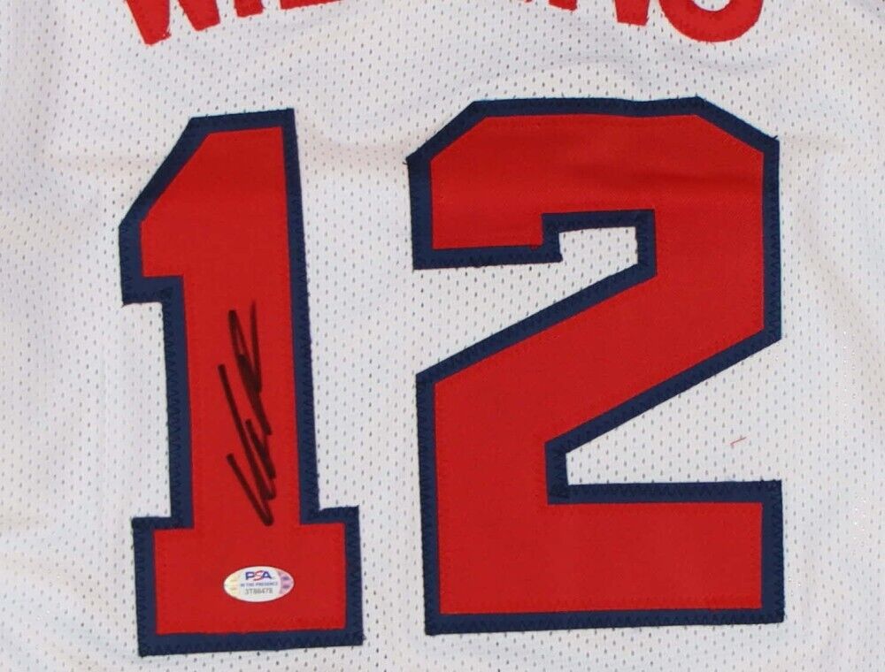  Dominique Wilkins Autographed White Hawks Jersey