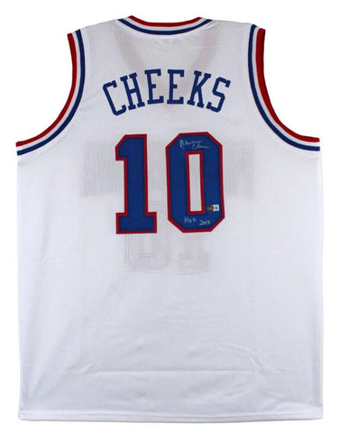 Maurice Cheeks Signed Philadelphia 76ers Jersey (JSA) 1983 NBA Champion / Guard