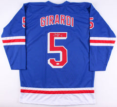 Daniel Girardi Signed Rangers Jersey (JSA Hologram) Ready for Framing