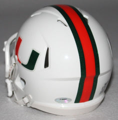 Allen Hurns Signed Miami Hurricanes Mini-Helmet (Schwartz COA)