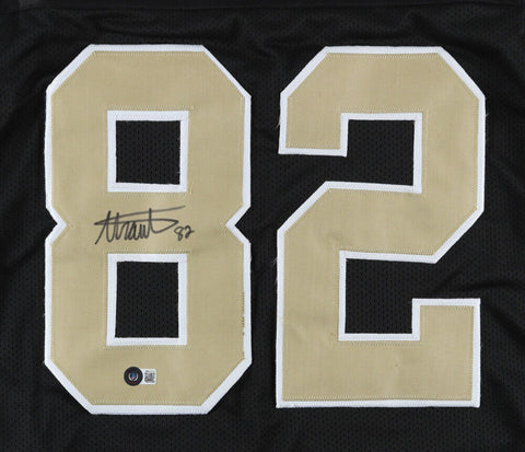 Adam Trautman Signed New Orleans Saints Jersey 2021 #1 Tight End (Beckett Holo)