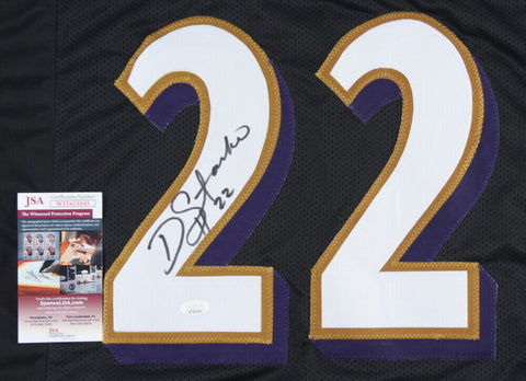 Duane Starks Signed Baltimore Ravens Jersey (JSA COA) Super Bowl XXXV Champ D.B.