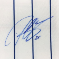 Derrek Lee Signed Chicago Cubs Pinstipped Jersey (Steiner) NL Batting Champ 2005