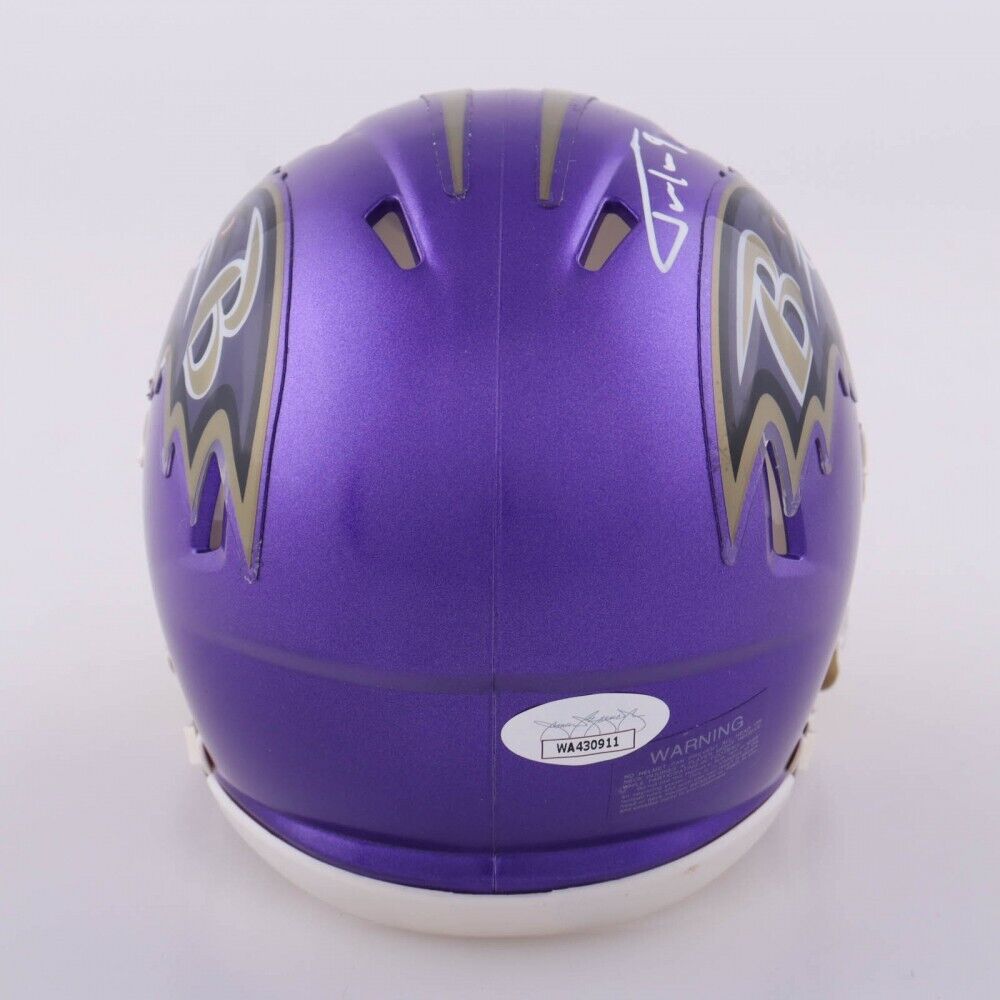 Justin Tucker Signed Baltimore Ravens Mini-Helmet (JSA COA) 5xPro