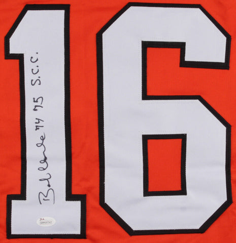 Bobby Clarke Signed Flyers Captain's Jersey Inscribed "74 75 S.C.C." (JSA COA)