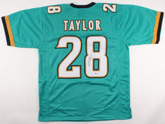 Fred Taylor Signed Jaguars Jersey (Beckett) Jacksonville All Pro R.B. 1998–2008