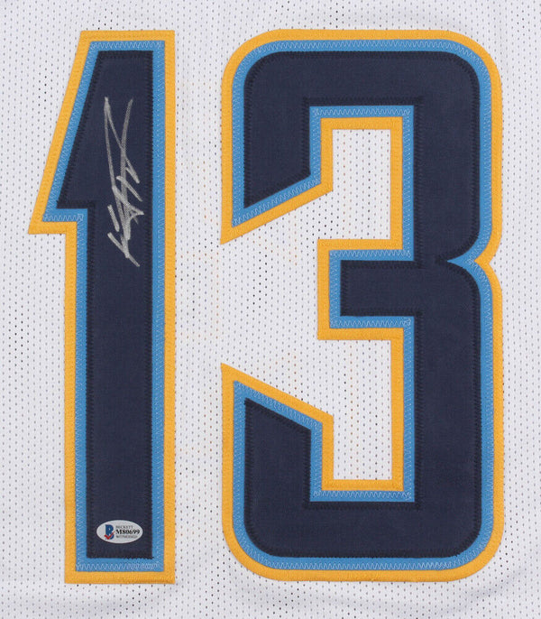 Keenan Allen Signed Los Angeles Chargers On Field Style Custom