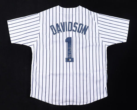 Saturday Night Live's Pete Davidson Signed New York Yankees Jersey (Beckett) SNL
