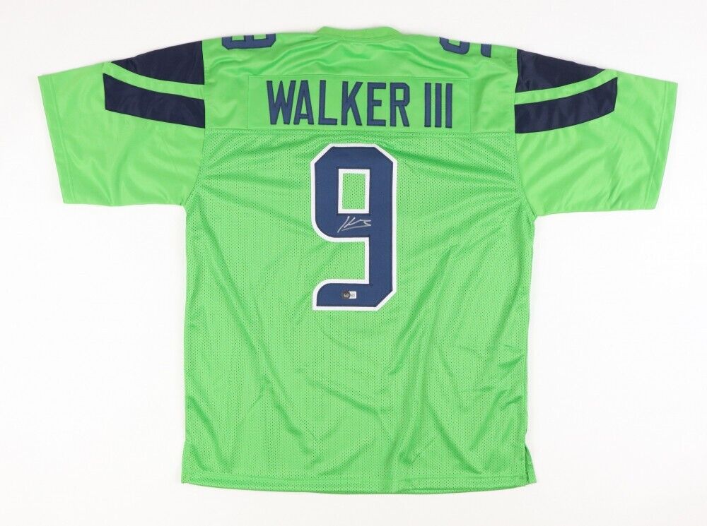 Kenneth Walker III Signed Seattle Seahawks Jersey (Beckett) Ex