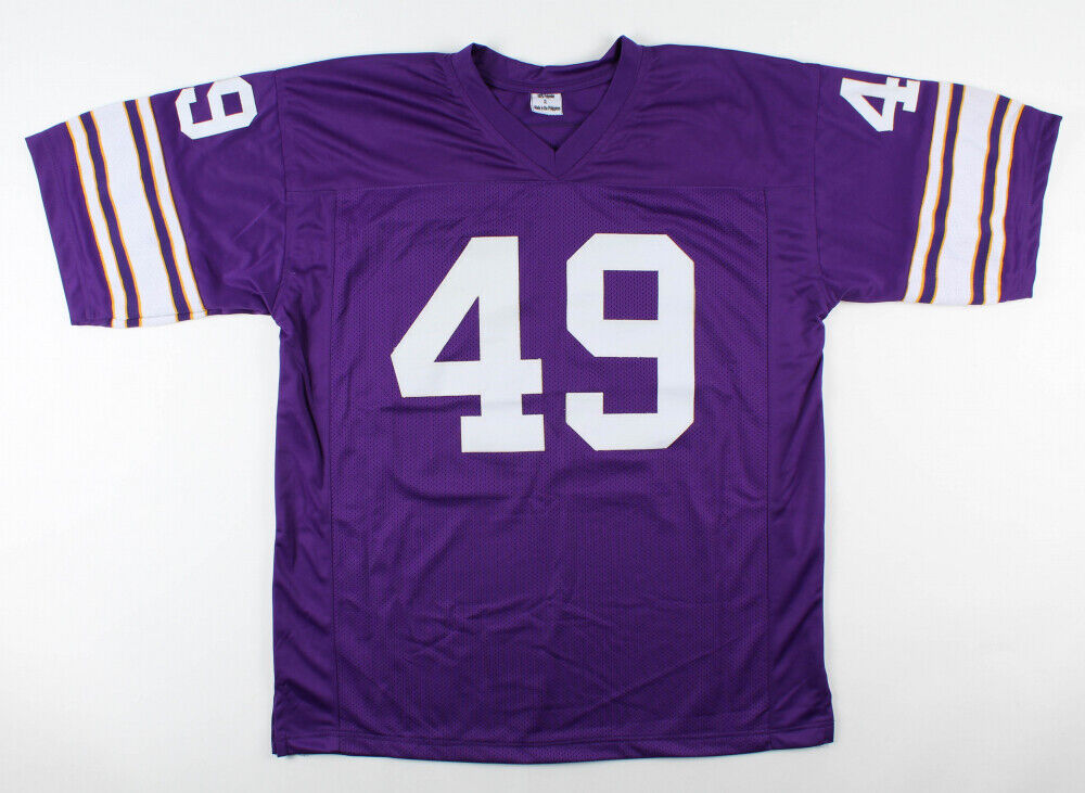 ED MARINARO  Minnesota Vikings 1975 Away Wilson Throwback NFL Football  Jersey