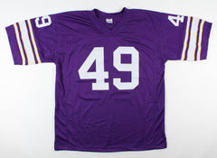 Ed Marinaro Signed Minnesota Vikings Jersey (RSA Holo) Running Back / TV Star