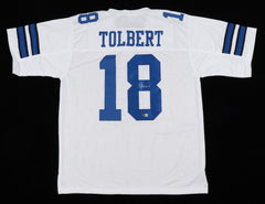 Jalen Tolbert Signed Cowboys Jersey (Beckett) Dallas 2022 3rd Round Draft Pck WR
