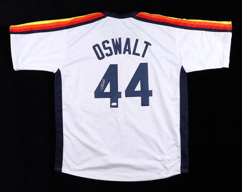 Roy Oswalt Signed Houston Astros Jersey (JSA COA) 2005 NLCS MVP-World Series