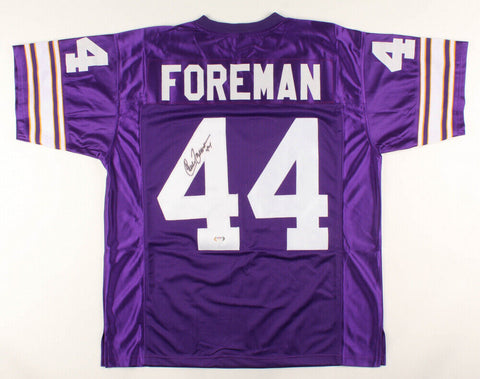 Chuck Foreman Signed Minnesota Vikings Jersey (PSA COA) 5×Pro Bowl (1973–1977)