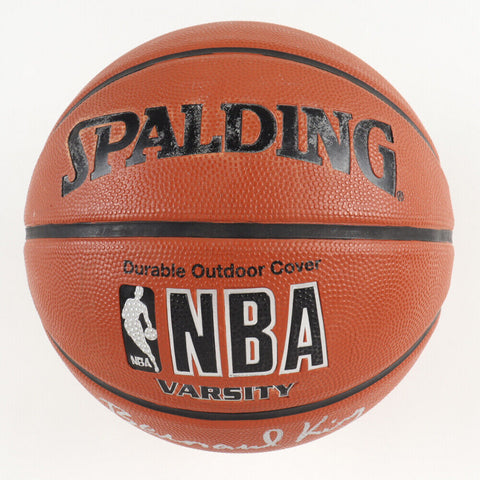 Bernard King Signed NBA Basketball (JSA COA) 4x NBA All Star Knicks, Nets, Jazz