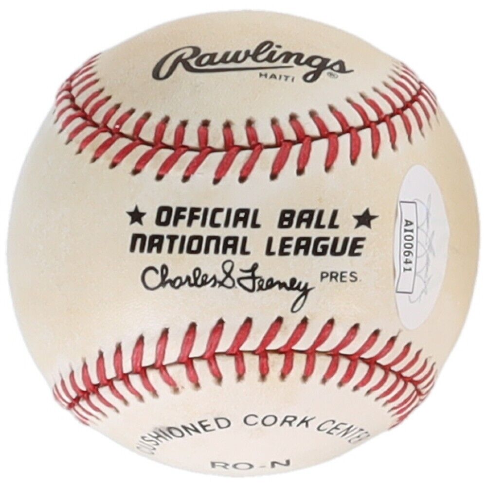 Lou Brock Autographed MLB Baseball