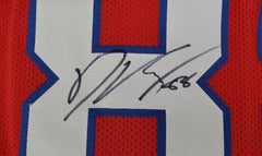 Dawson Knox Signed Bills Jersey (Beckett) Buffalo 2019 #3 Pick 2022 Pro Bowl T.E