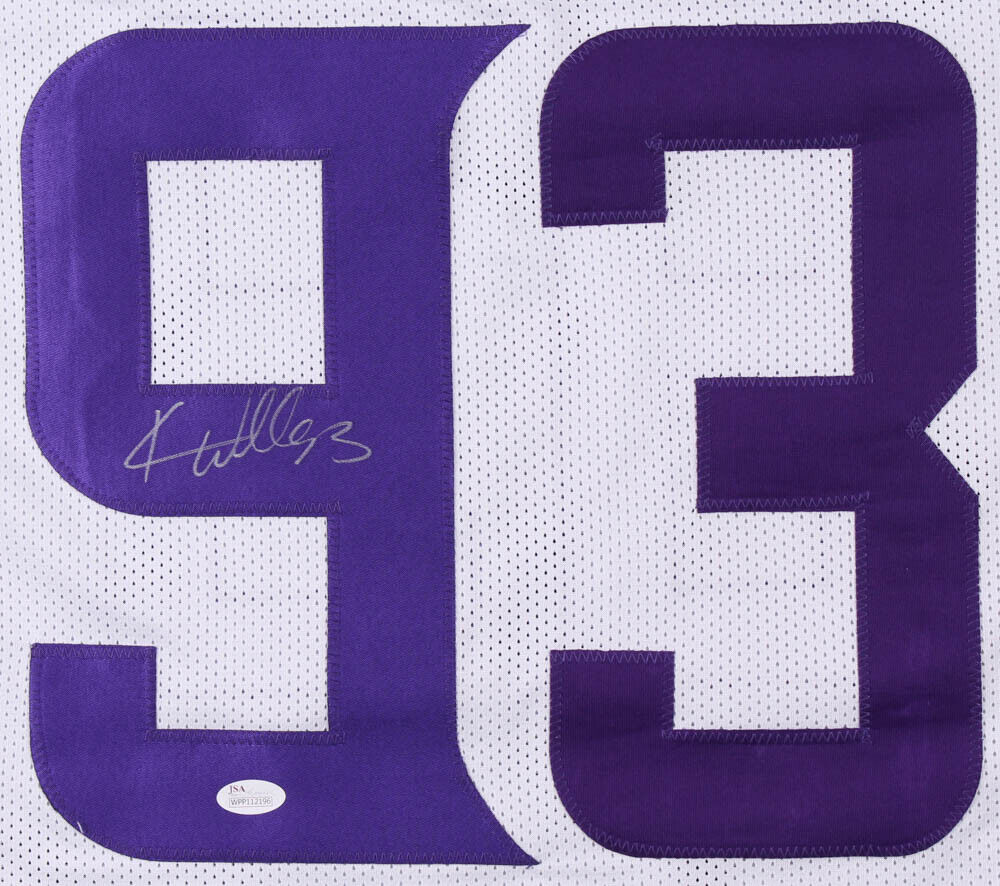 Kevin Williams Signed Minnesota Vikings Jersey (JSA COA) Def. Tackle 2 –