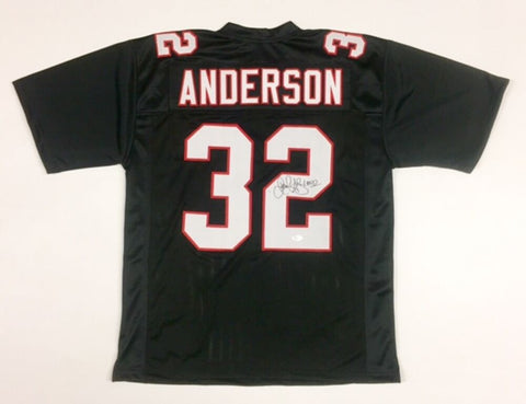Jamal Anderson Signed Atlanta Falcons Jersey (JSA COA) 1998 NFC Rushing Leader
