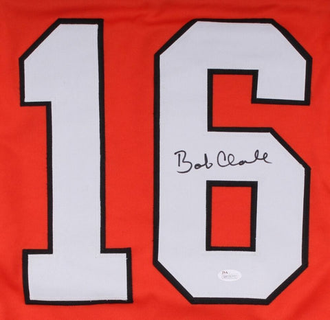 Bobby Clarke Signed Philadelphia Flyers 36" x 39" Custom Framed Jersey (JSA COA)