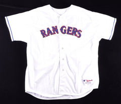 Rafael Palmeiro Signed Texas Rangers Majestic MLB Style Jersey (JSA Hologram)
