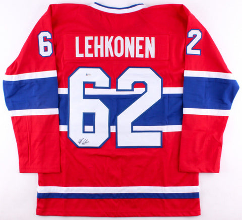 Artturi Lehkonen Signed Montreal Canadiens Jersey (Beckett COA) Left Winger