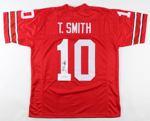 Troy Smith Signed Ohio State Buckeyes Jersey (PSA Hologram) Heisman Trophy 2006