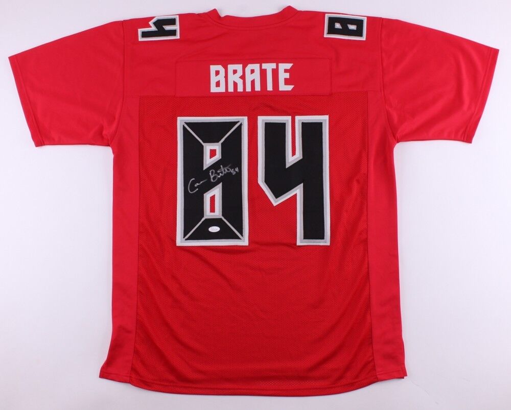 Cameron Brate Signed Buccaneer Jersey (JSA COA) Brate Train  Tampa Bay Tight End