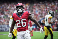 Devin Singletary Signed Houston Texans Jersey (Beckett) Ex-Florida Atlantic R.B.