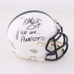 Matt Suhey Signed Nittany Lions Speed Mini Helmet Inscribed We Are... Penn State