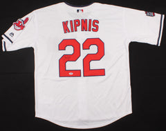 Jason Kipnis Signed Cleveland Indians Majestic MLB Authentic Jersey (PSA COA)