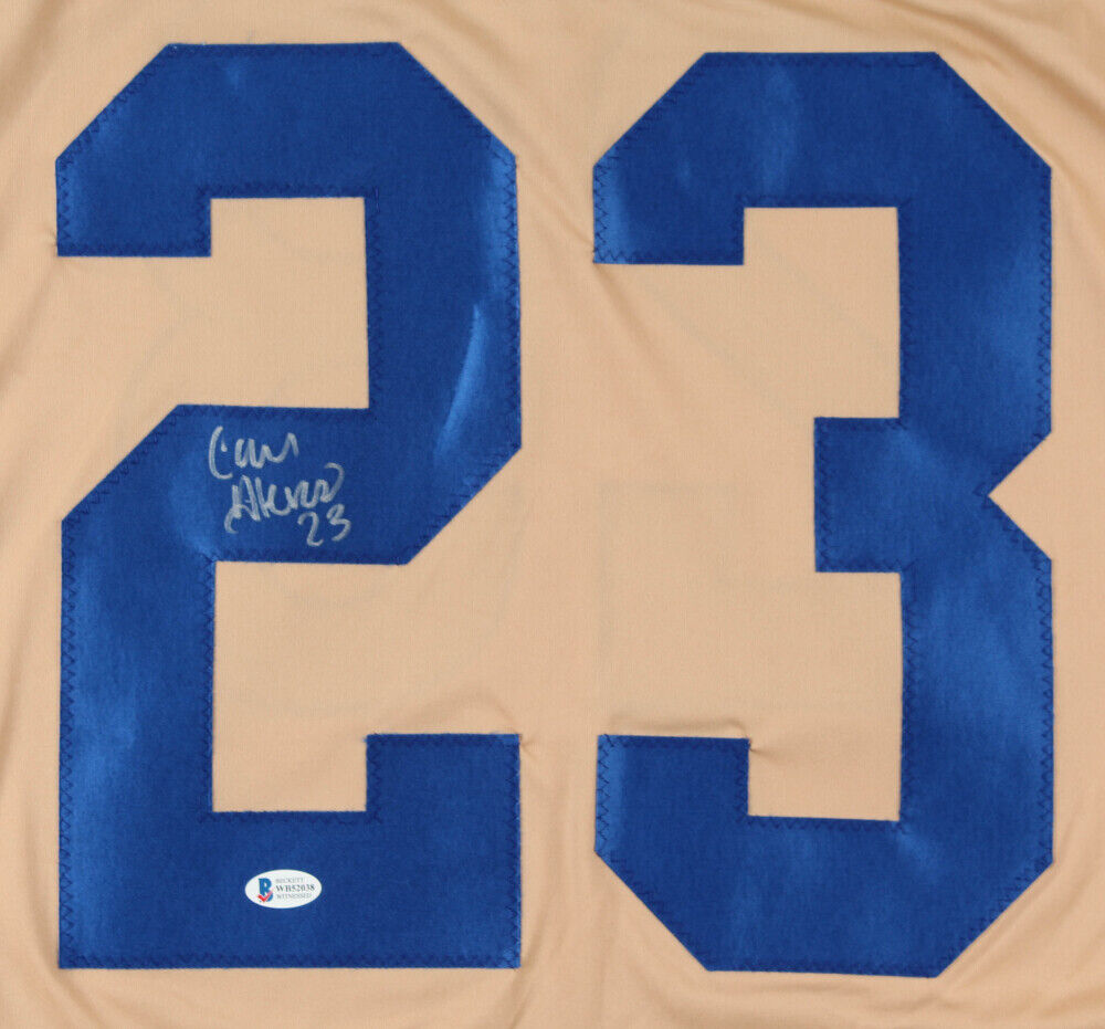 Cam Akers Signed Los Angeles Rams Throwback Jersey (Beckett Holo) Form –