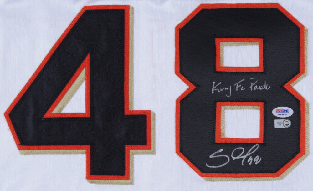 Pablo Sandoval Autographed Black San Francisco Giants Jersey- PSA/DNA – The  Jersey Source
