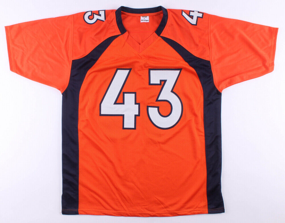T J Ward Signed Denver Broncos Jersey (JSA COA) Super Bowl 50 Champion/ Def Back