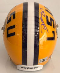 DJ Chark Signed LSU Tigers Mini Helmet Inscribed "Flash" (DJ Chark Hologram)