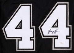 George Gervin Signed San Antonio Spurs Jersey (JSA COA) 9xAll Star  "The Iceman"