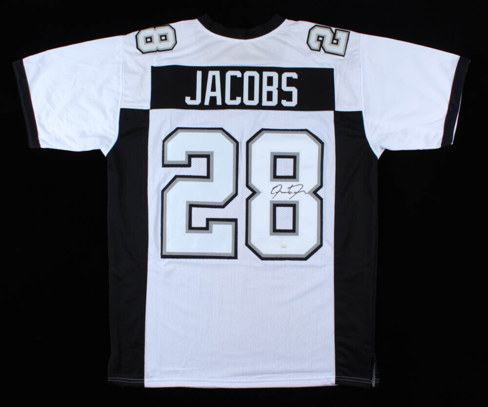 Josh Jacobs Signed Las Vegas Raiders Jersey (JSA COA) Alabama Crimson –