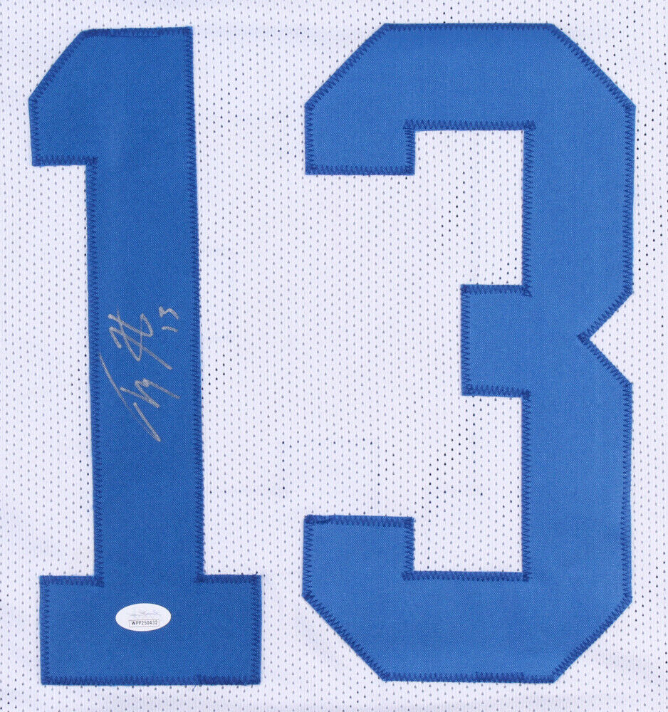 Colts TY Hilton Authentic Signed Blue Jersey Autographed JSA Witness