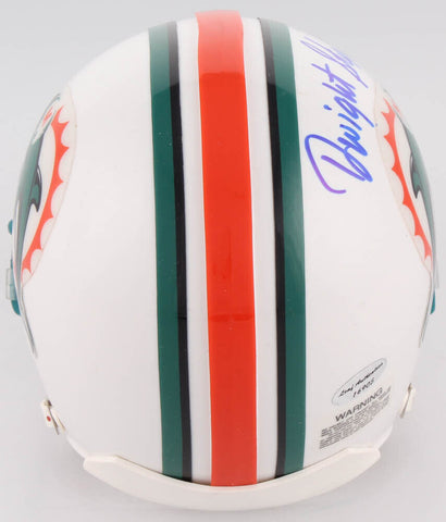 Dwight Stephenson Signed Miami Dolphins Mini Helmet (Leaf COA)