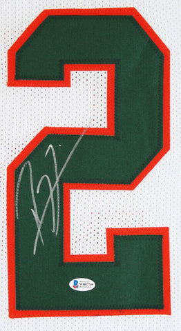 Ray Lewis Signed Miami Hurricanes Jersey (Beckett) Ravens 13xPro Bowl Linebacker