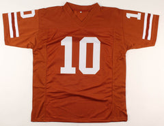 Vince Young Signed Texas Longhorns Jersey (JSA COA) Titans Strating QB 2006–2010