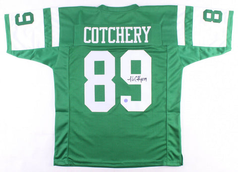 Jerricho Cotchery Signed New York Jets Jersey (Gridiron Legends COA) All Pro W.R