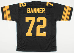 Zach Banner Signed Pittsburgh Steelers Jersey (Beckett COA) 2020 O-Line The Hulk