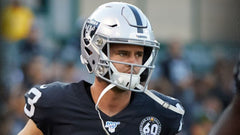 Hunter Renfrow Signed Oakland Raiders Mini Helmet (JSA COA) 2021 Pro Bowl WR
