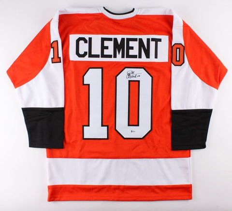 Bill Clement Signed Flyers Jersey (Beckett COA) Playing career 	1970–1982