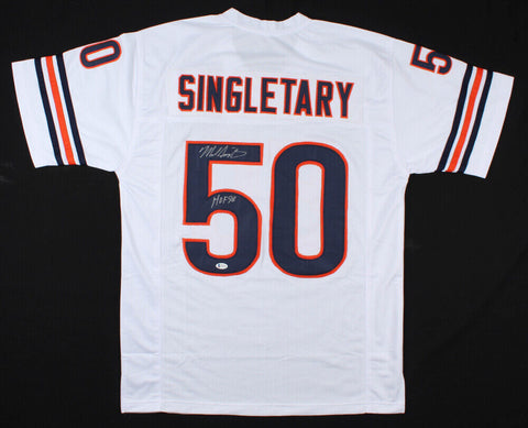 Mike Singletary Signed Chicago Bears Jersey Inscribed "HOF 98" (Beckett COA)