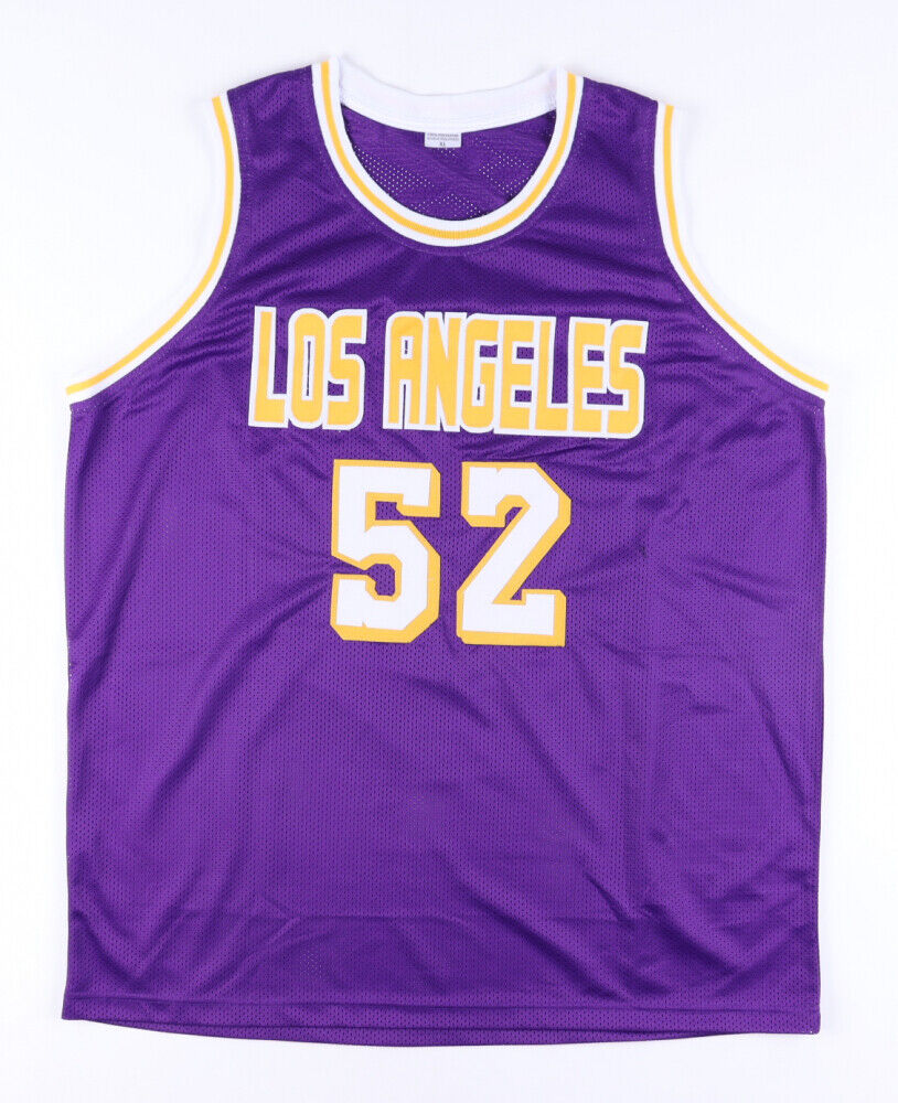 Jamaal Wilkes Signed Los Angeles Lakers Purple Home Jersey (PSA COA) 4xNBA Champ