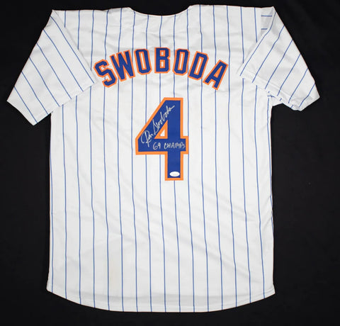 Ron Swoboda “69 Champs” Signed New York Mets Jersey (JSA COA) The Catch